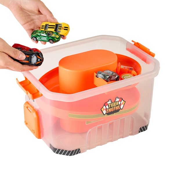 兒童玩具 Minicar Track Case 跑跑車收納盒-細節圖4