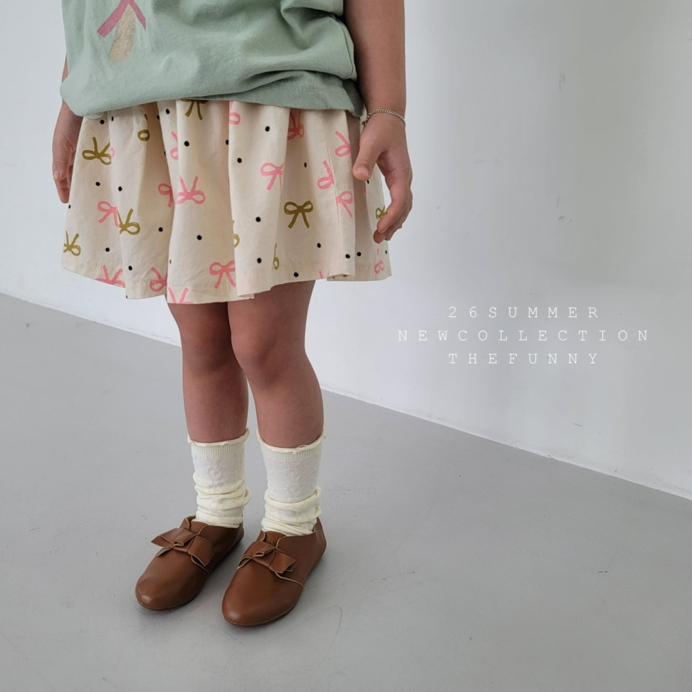 TheFunny 褲子 더퍼니 리본치마팬츠-細節圖3