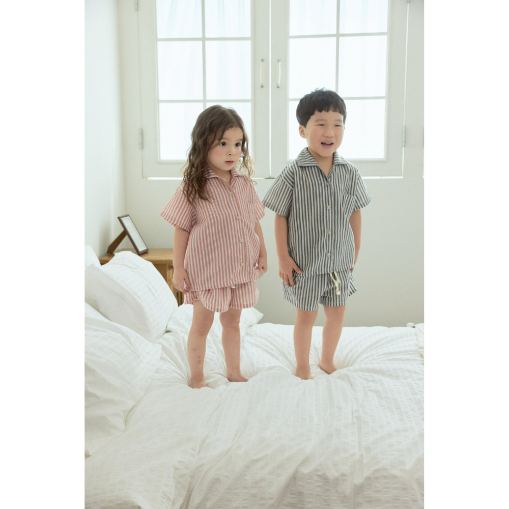 Stellak 上衣 스텔라앤케이 직기단가라셔츠-細節圖2