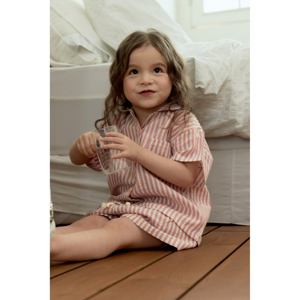 Stellak 上衣 스텔라앤케이 직기단가라셔츠-細節圖3