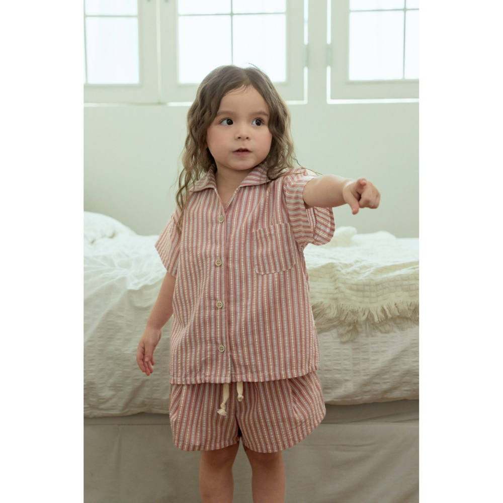 Stellak 褲子 스텔라앤케이 직기단가라숏팬츠-細節圖2