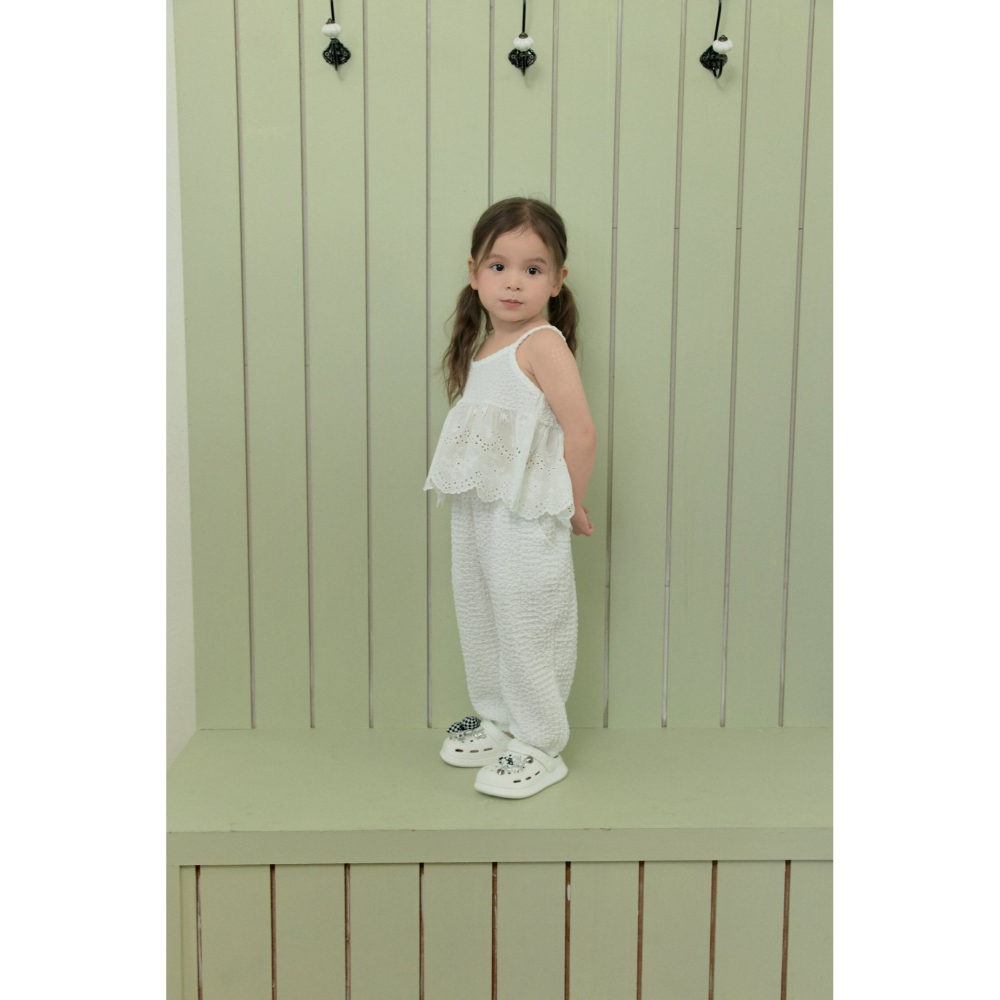 Stellak 褲子 스텔라앤케이 엠보팬츠-細節圖3