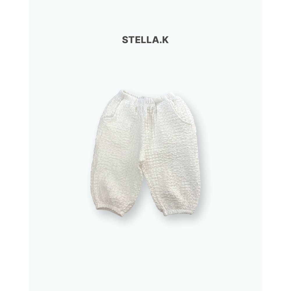 Stellak 褲子 스텔라앤케이 엠보팬츠-細節圖8