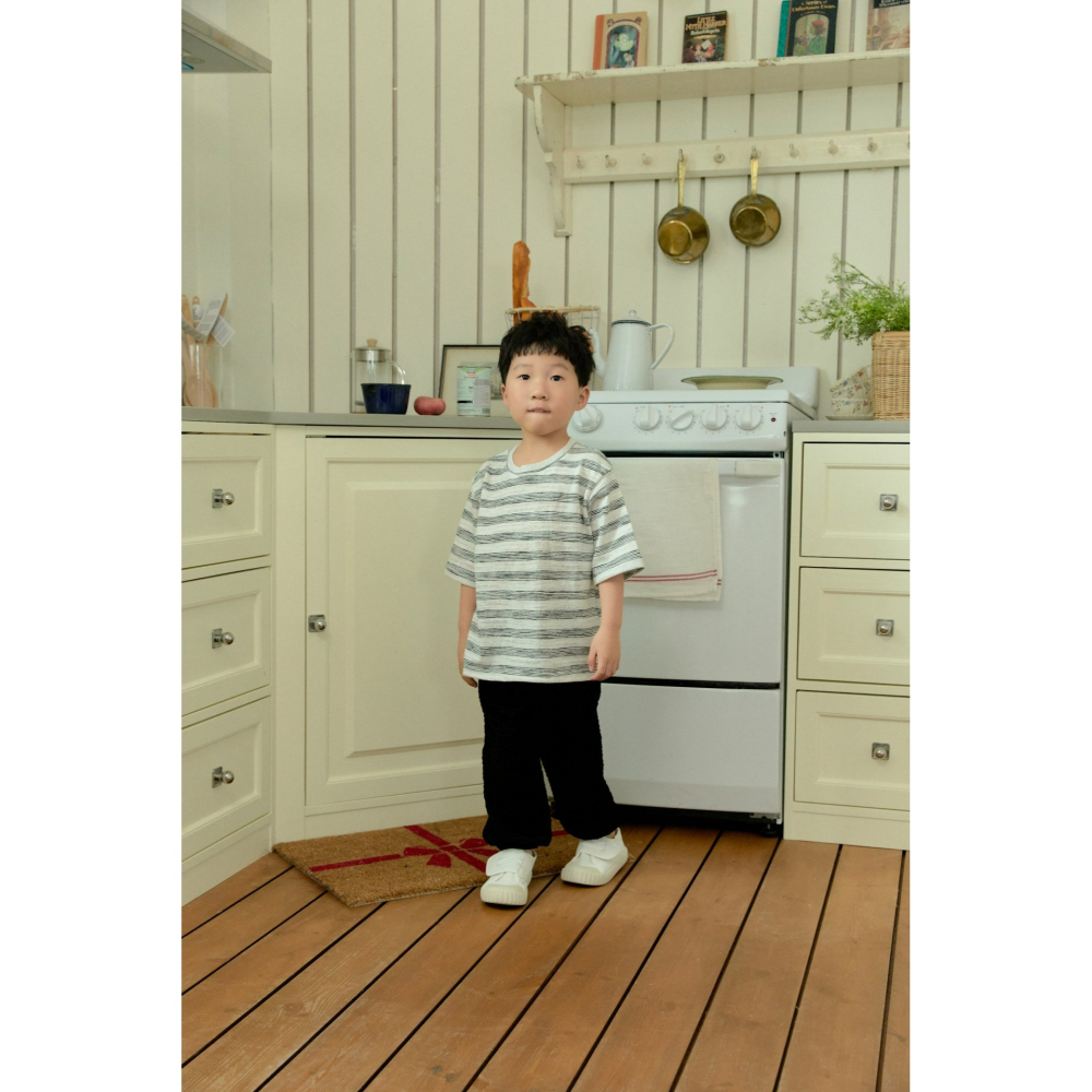 Stellak 上衣 스텔라앤케이 스트라이프티-細節圖2