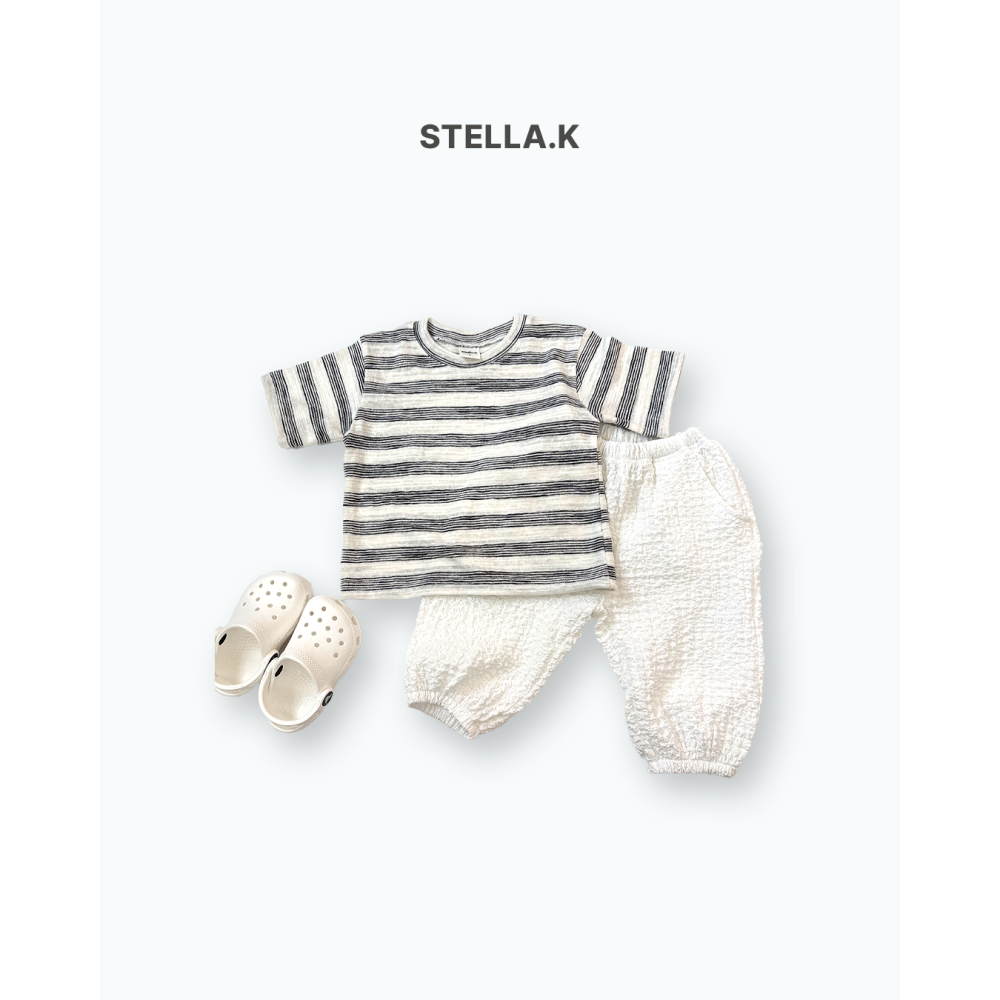 Stellak 上衣 스텔라앤케이 스트라이프티-細節圖9