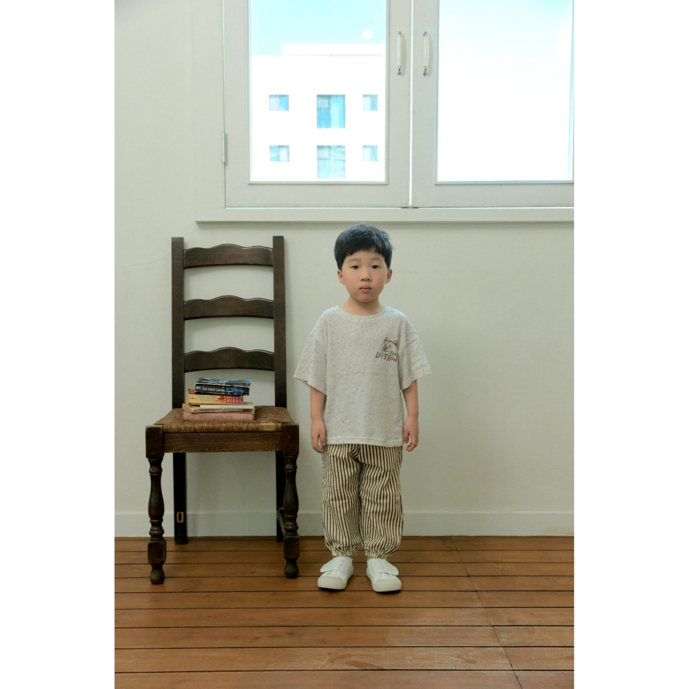 Stellak 褲子 스텔라앤케이 세로줄조거팬츠-細節圖2