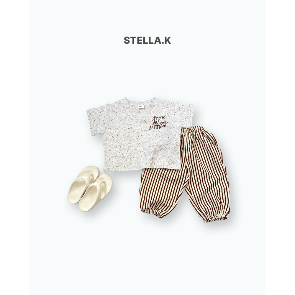 Stellak 褲子 스텔라앤케이 세로줄조거팬츠-細節圖8