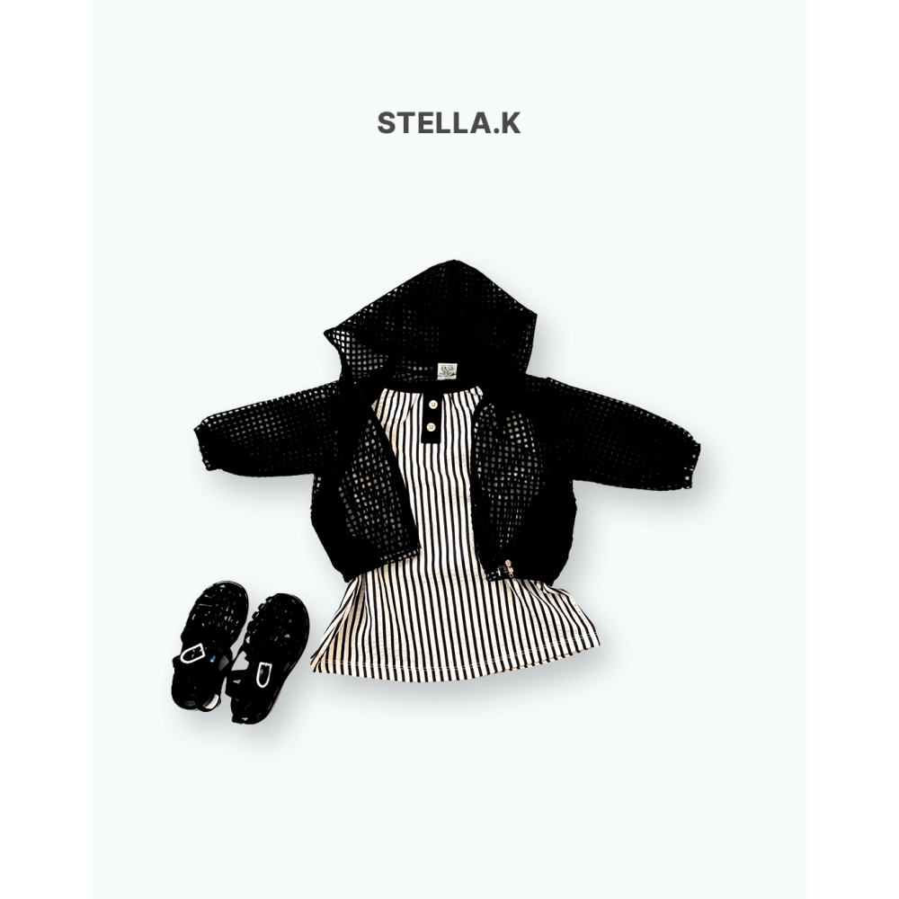 Stellak 外套 스텔라앤케이 매쉬후드점퍼-細節圖8