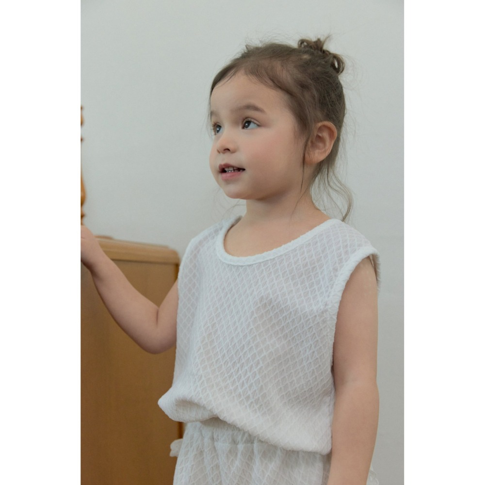 Stellak 套裝 背心+褲子 스텔라앤케이 레이스조끼세트-細節圖2