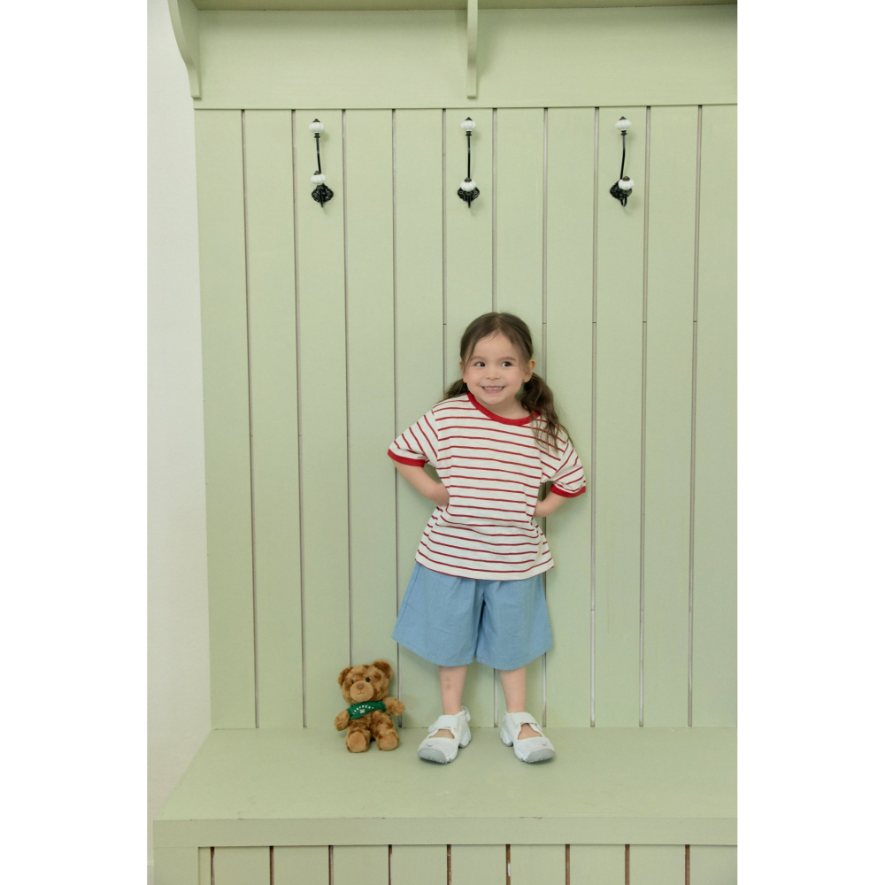 Stellak 褲子 스텔라앤케이 데님숏팬츠-細節圖2