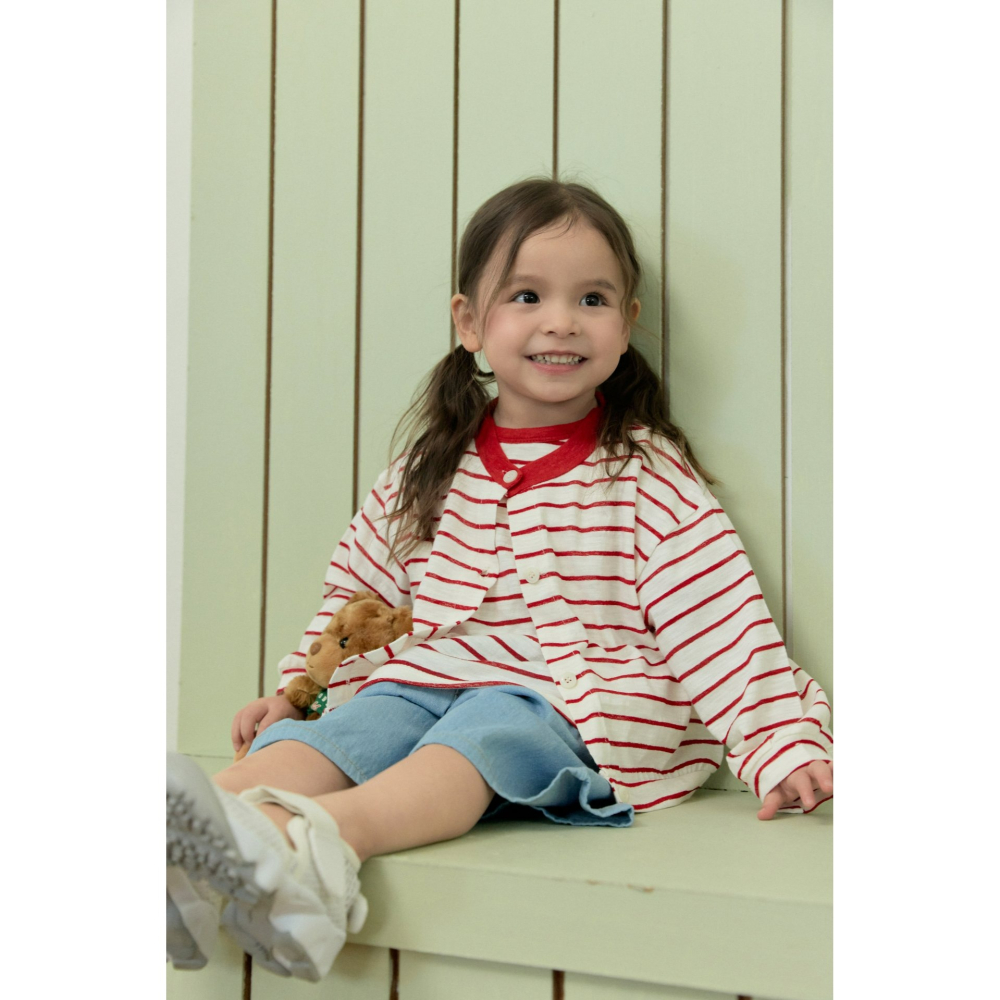 Stellak 褲子 스텔라앤케이 데님숏팬츠-細節圖4