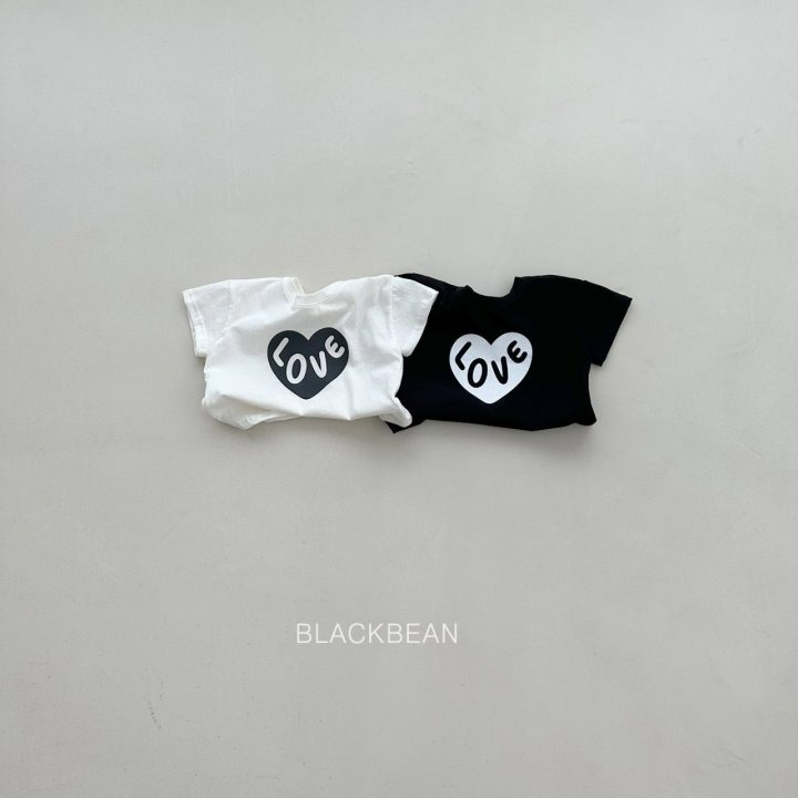 Blackbean 上衣 블랙빈 하트티-細節圖7