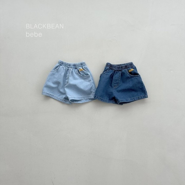 Blackbean 褲子 블랙빈 플레이베베청팬츠-細節圖2