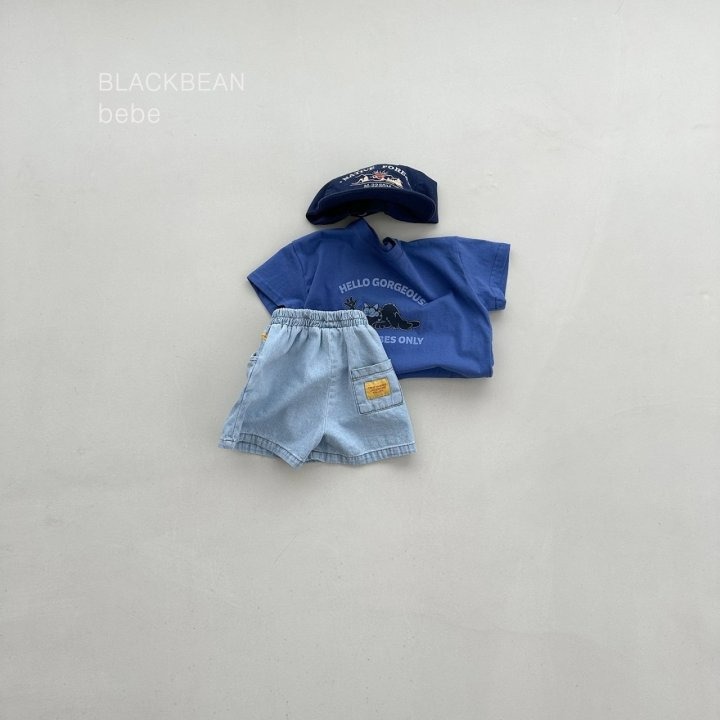 Blackbean 褲子 블랙빈 플레이베베청팬츠-細節圖6