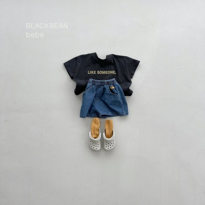 Blackbean 褲子 블랙빈 플레이베베청팬츠-細節圖7