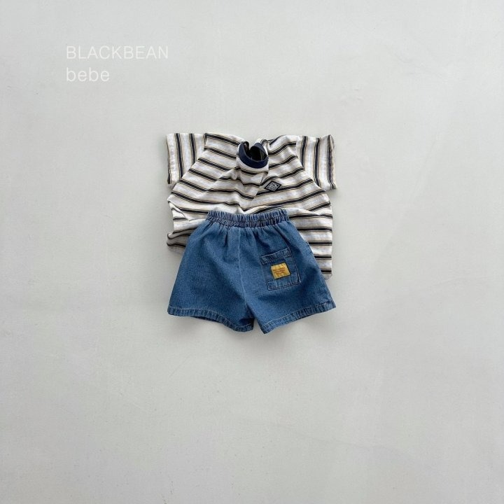 Blackbean 褲子 블랙빈 플레이베베청팬츠-細節圖8