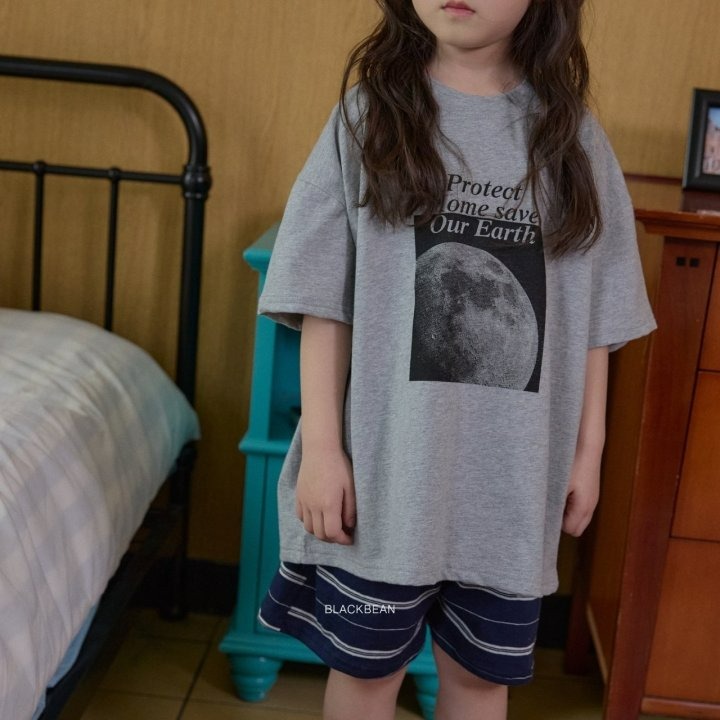 Blackbean 上衣 블랙빈 우주티-細節圖3