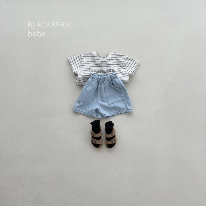Blackbean 褲子 블랙빈 소다베베청팬츠-細節圖4
