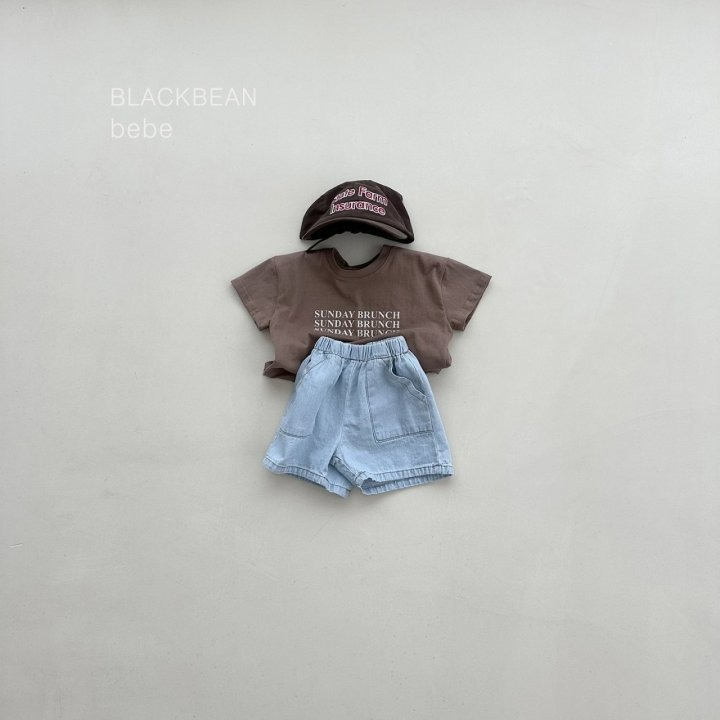 Blackbean 褲子 블랙빈 소다베베청팬츠-細節圖5