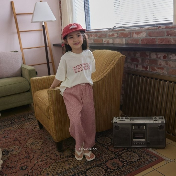 Blackbean 上衣 블랙빈 브런치티-細節圖3