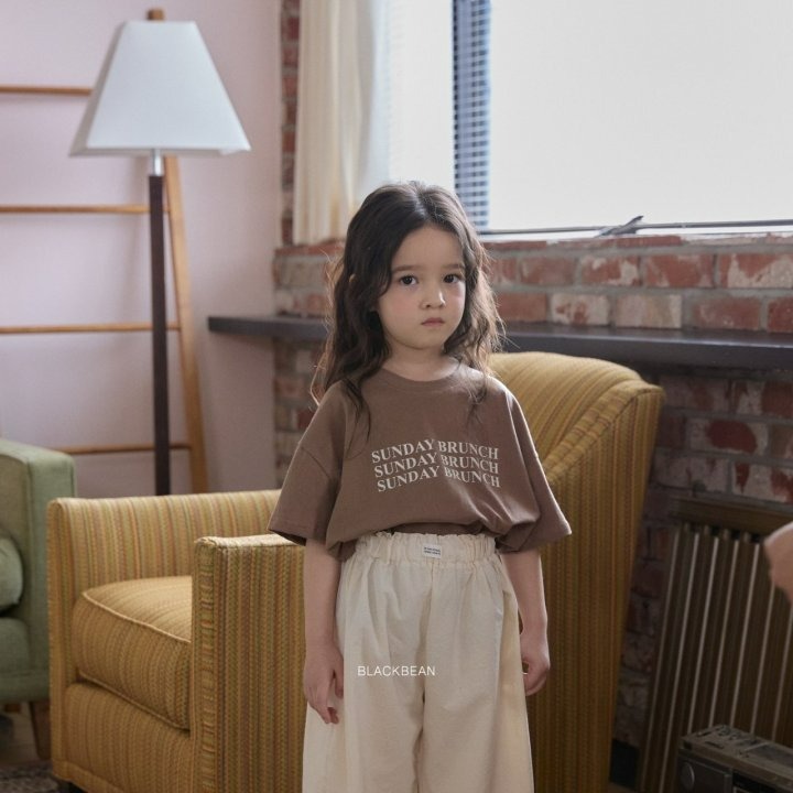 Blackbean 上衣 블랙빈 브런치티-細節圖4