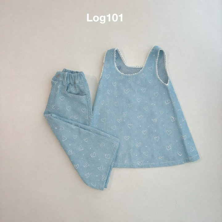 Log101 褲子 로그101 럽데님바지 - YuniKor유니코 ︎韓國母嬰童裝 - iOPEN Mall