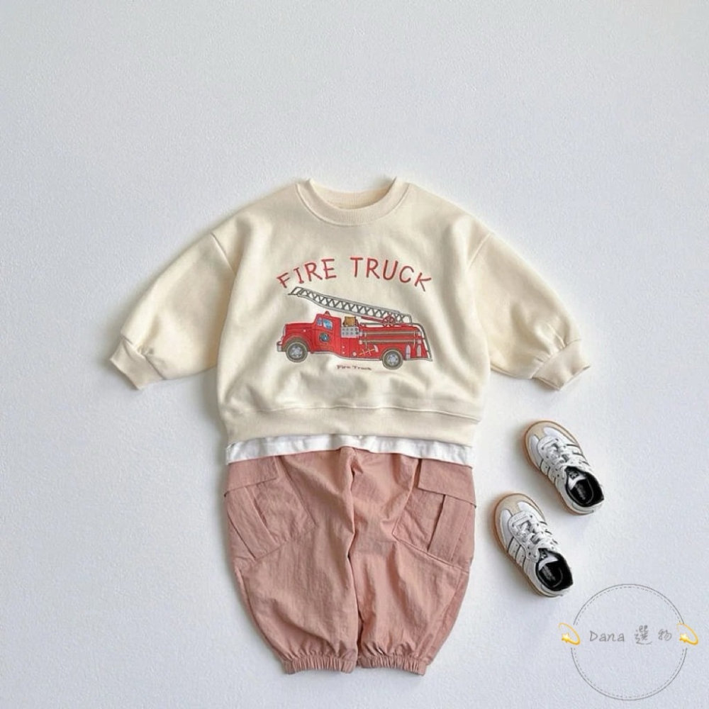 ⚡️Dana 選物⚡️韓國兒童大口袋純色工裝褲-細節圖2