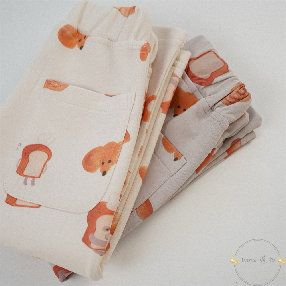 ⚡️Dana 選物⚡️麵包土司休閒長褲-細節圖2