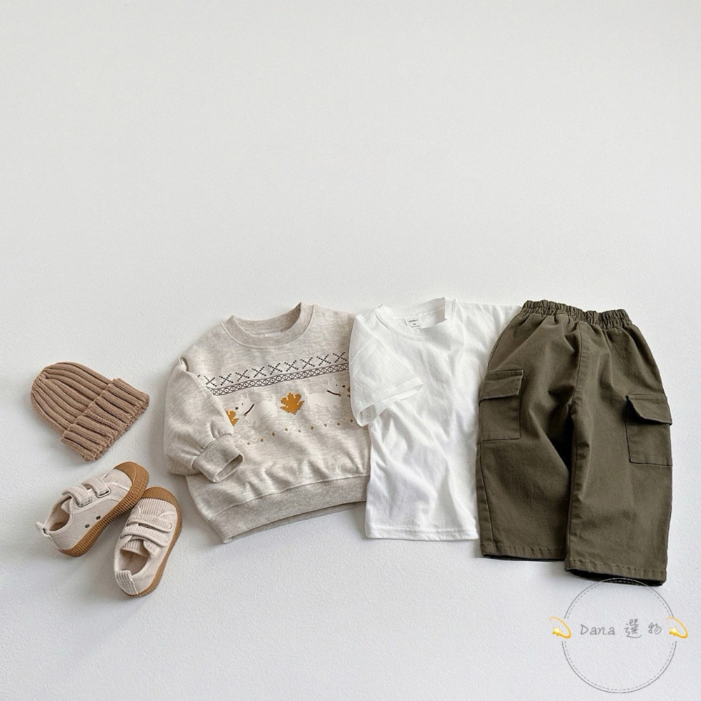 ⚡️Dana 選物⚡️卡通聖誕印花寬鬆上衣-細節圖3