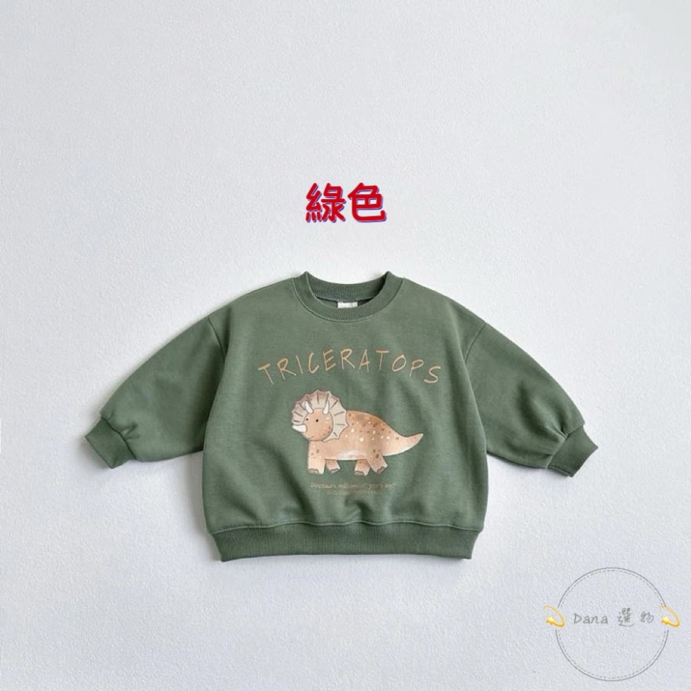 ⚡️Dana 選物⚡️韓版卡通恐龍休閒上衣-規格圖5