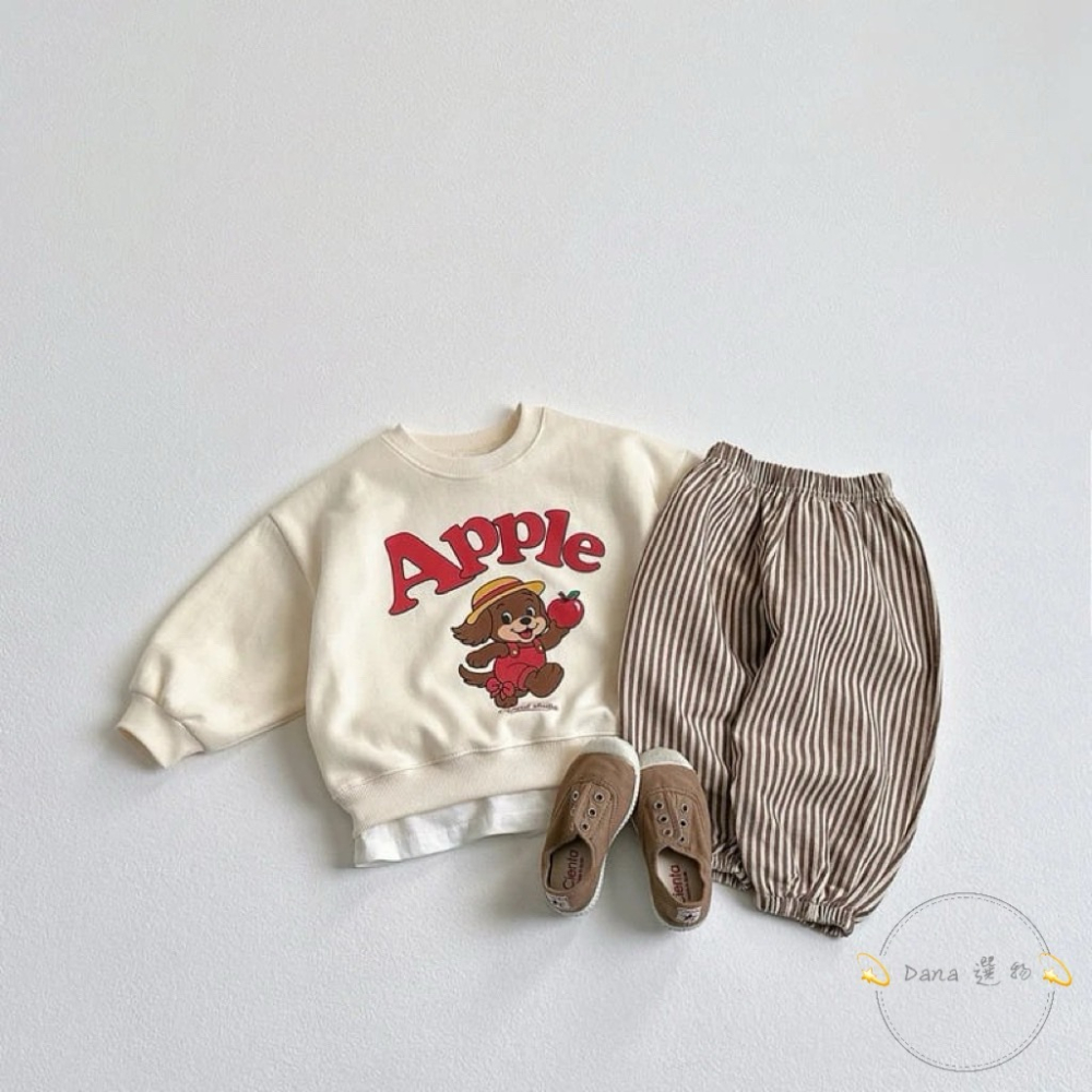 ⚡️Dana 選物⚡️字母卡通休閒運動上衣-細節圖2