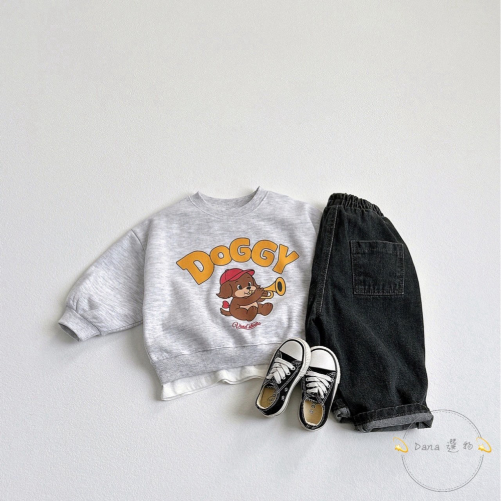 ⚡️Dana 選物⚡️字母卡通休閒運動上衣-細節圖3