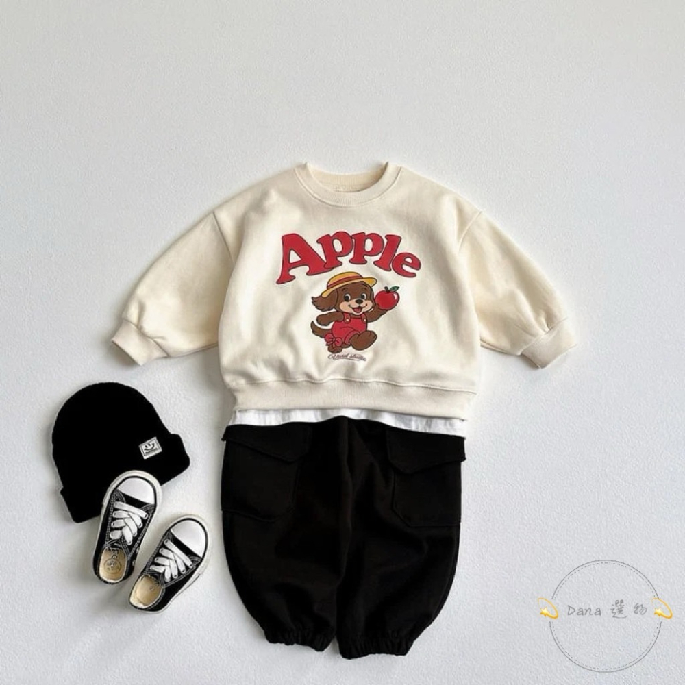 ⚡️Dana 選物⚡️字母卡通休閒運動上衣-細節圖4