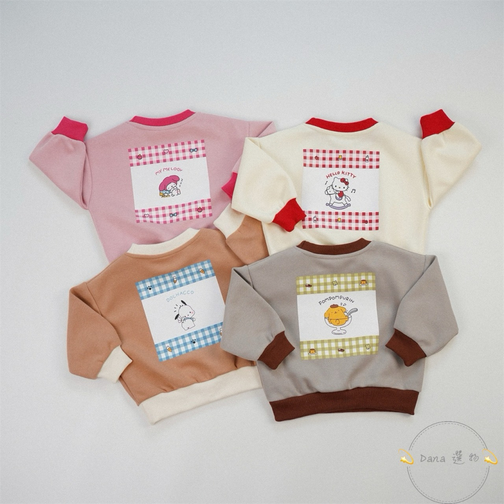 ⚡️Dana 選物⚡️可愛卡通印花圓領上衣-細節圖2