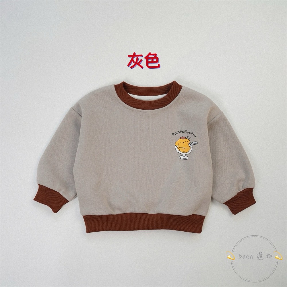 ⚡️Dana 選物⚡️可愛卡通印花圓領上衣-規格圖4