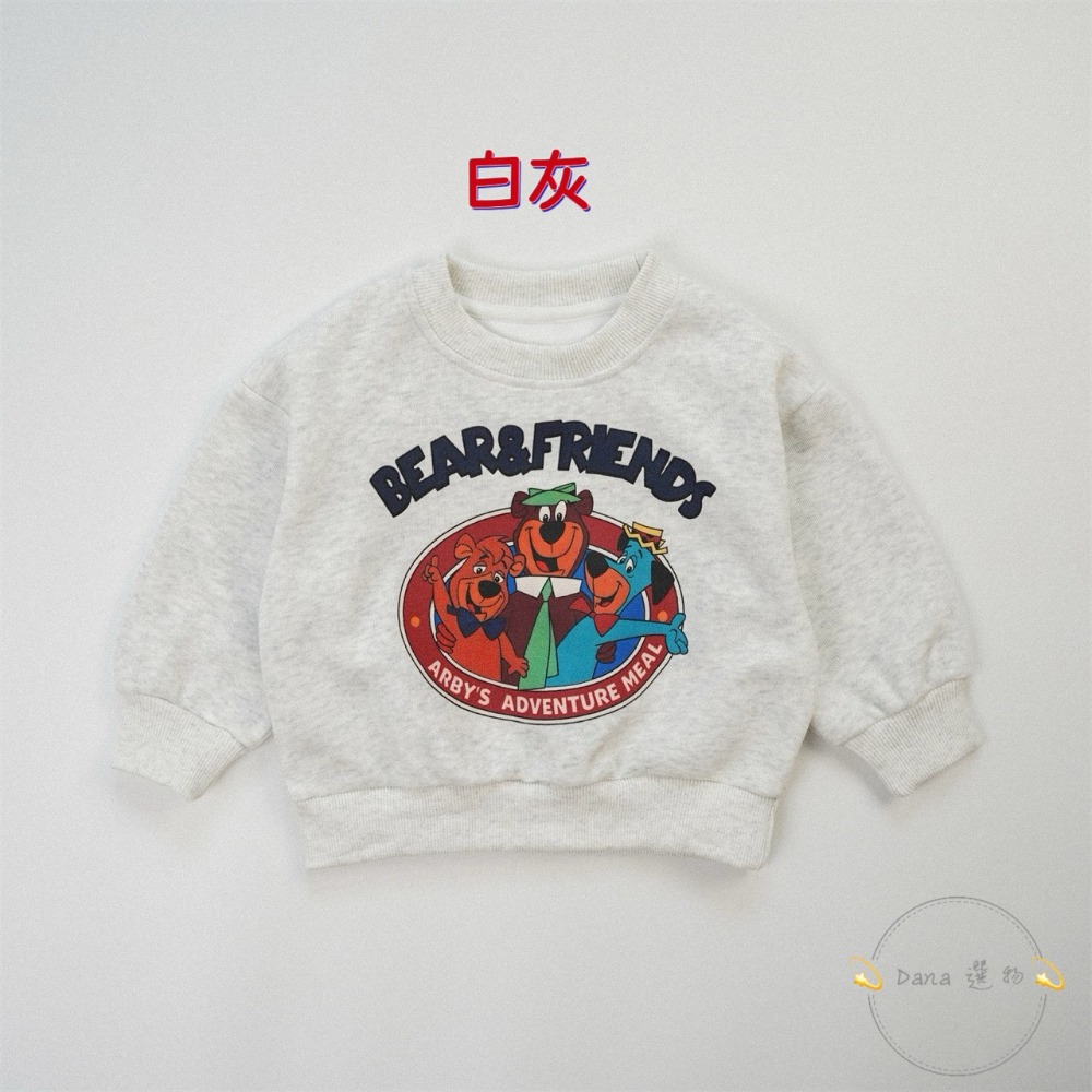 ⚡️Dana 選物⚡️卡通字母寬鬆圓領上衣-規格圖5