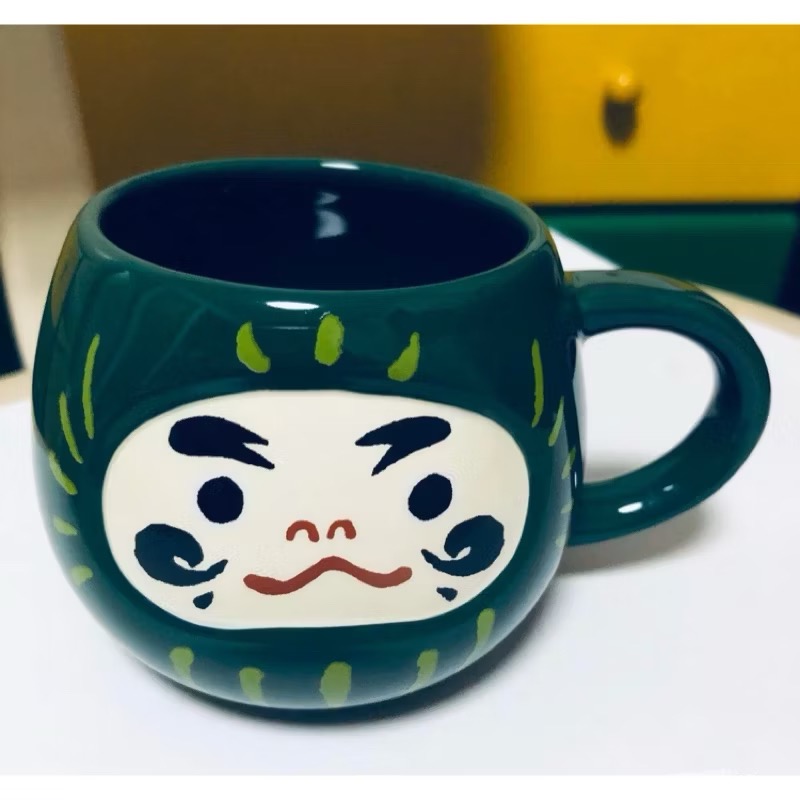 <現貨在台>日本🇯🇵雜貨 💎星巴克Starbucks 2020/2021新年限定 福神達摩不倒翁馬克杯 /富士山馬-細節圖2