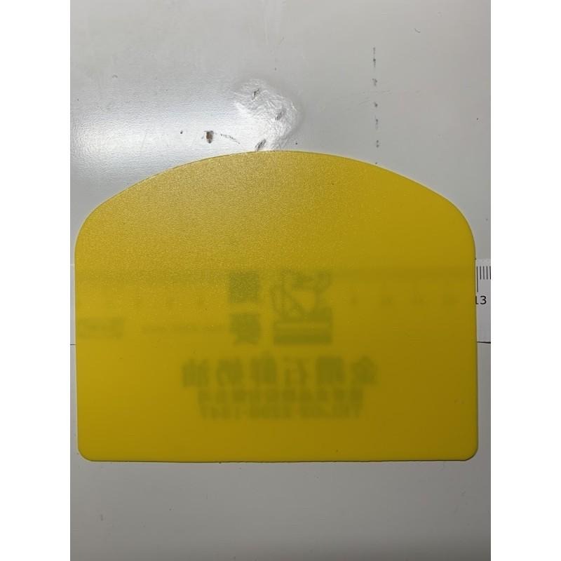 德麥 塑膠軟刮板 黃色刮板 塑膠刮板 奶油麵糊攪拌 西點烘焙用具-細節圖2