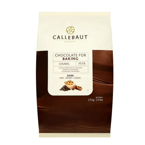 CALLEBAUT 嘉麗寶 耐烤黑巧克力塊 苦甜巧克力 45.4% Dark Chocolate Chunks