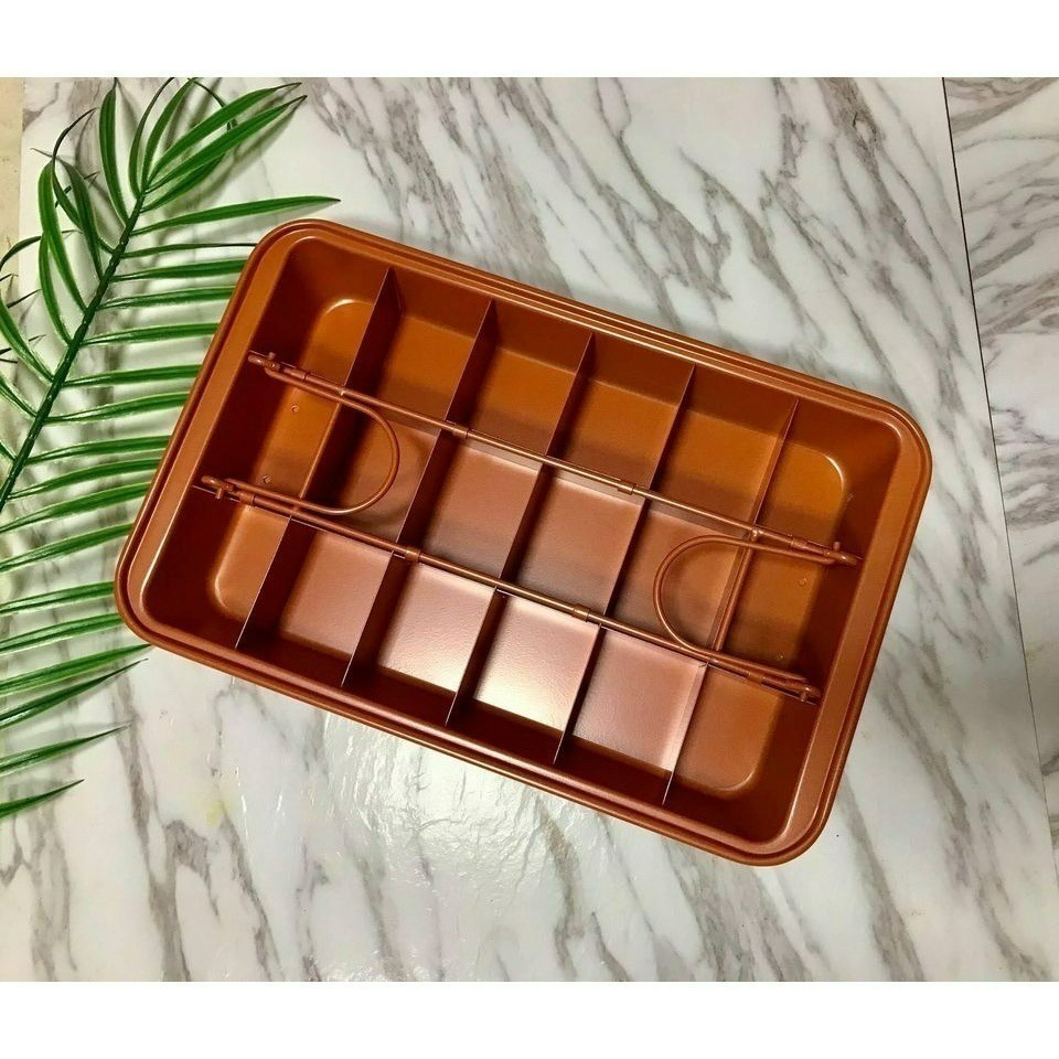 焙蒂絲 18格 方格布朗尼模 活動底 活底蛋糕模 布朗尼模具 BP6825-細節圖5