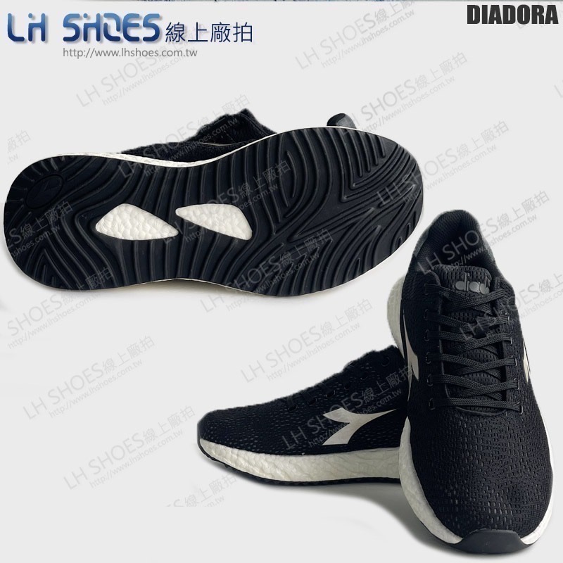 B品 DIADORA 運動鞋 男鞋 黑/銀 CM 28 (DA71117)-細節圖2