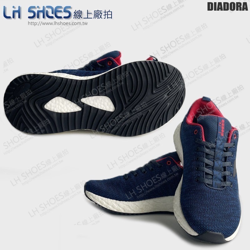 B品 DIADORA 運動鞋 男鞋 藍/紅 CM26/CM26.5 (DA71120)-細節圖2