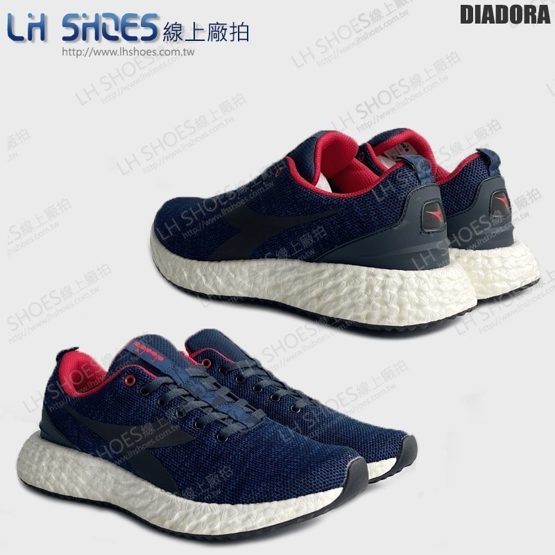 B品 DIADORA 運動鞋 男鞋 藍/紅 CM26/CM26.5 (DA71120)-細節圖3