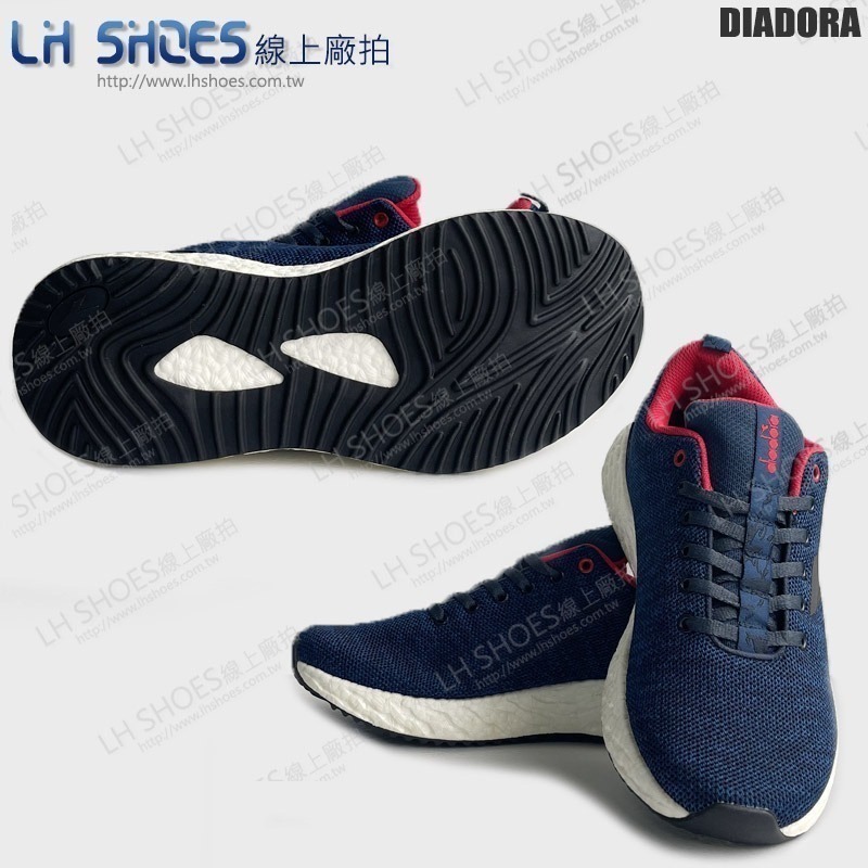 DIADORA 男 運動鞋 藍紅 CM 26/26.5 (71120) 瑕疵特價-細節圖2