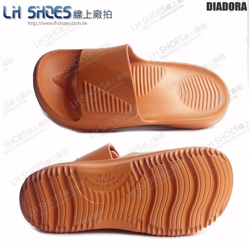 B品 DIADORA 可調整 拖鞋 男鞋 橘 CM25 (DA2002)-細節圖2
