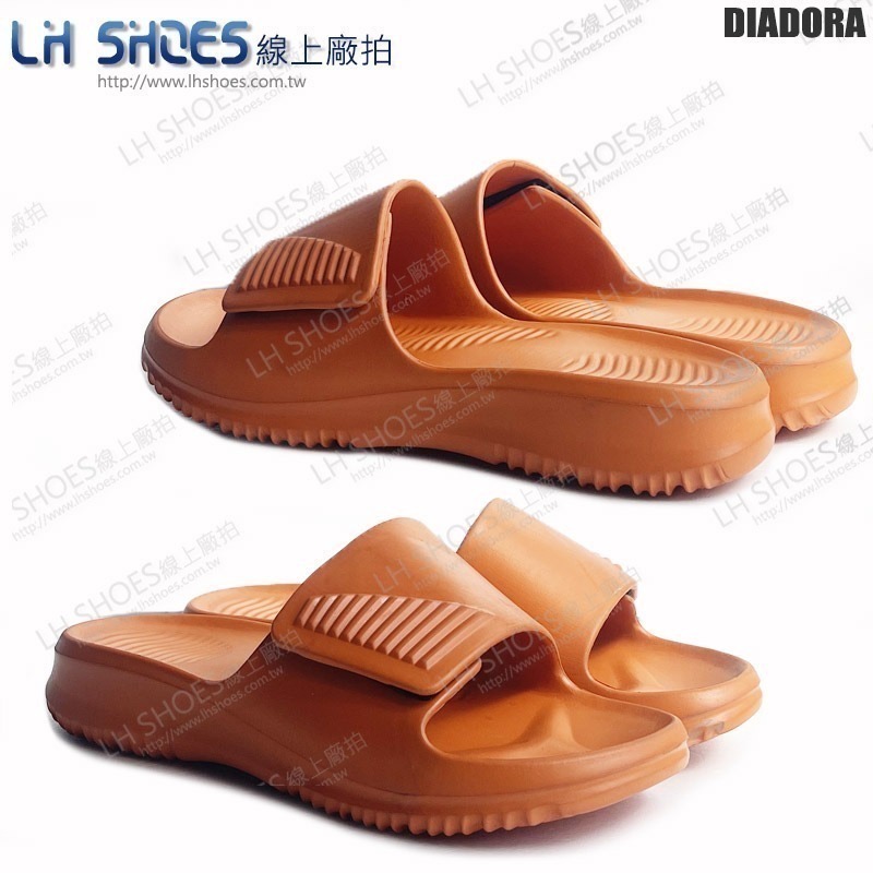 B品 DIADORA 可調整 拖鞋 男鞋 橘 CM25 (DA2002)-細節圖3