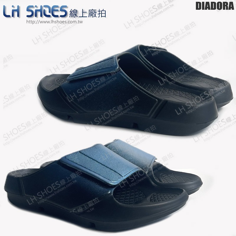 B品 DIADORA 可調整 拖鞋 男鞋 水晶藍 CM26 (DA0003)-細節圖3