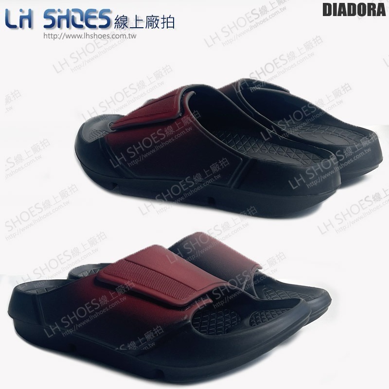 B品 DIADORA 可調整 拖鞋 男鞋 紅 CM25/CM26 (DA0002)-細節圖3