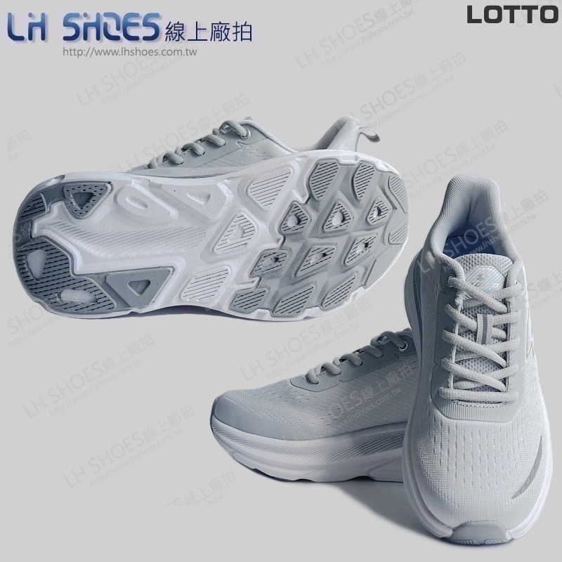 LOTTO 寬楦 女 運動鞋 銀灰 CM 23.5/24/24.5/25.5 (5808) 瑕疵特價-細節圖2