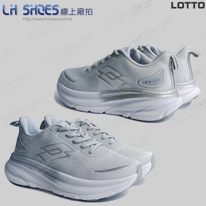 LOTTO 寬楦 女 運動鞋 銀灰 CM 23.5/24/24.5/25.5 (5808) 瑕疵特價-細節圖3